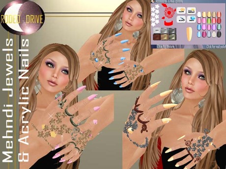 Second Life Marketplace - MEHNDI NAILS